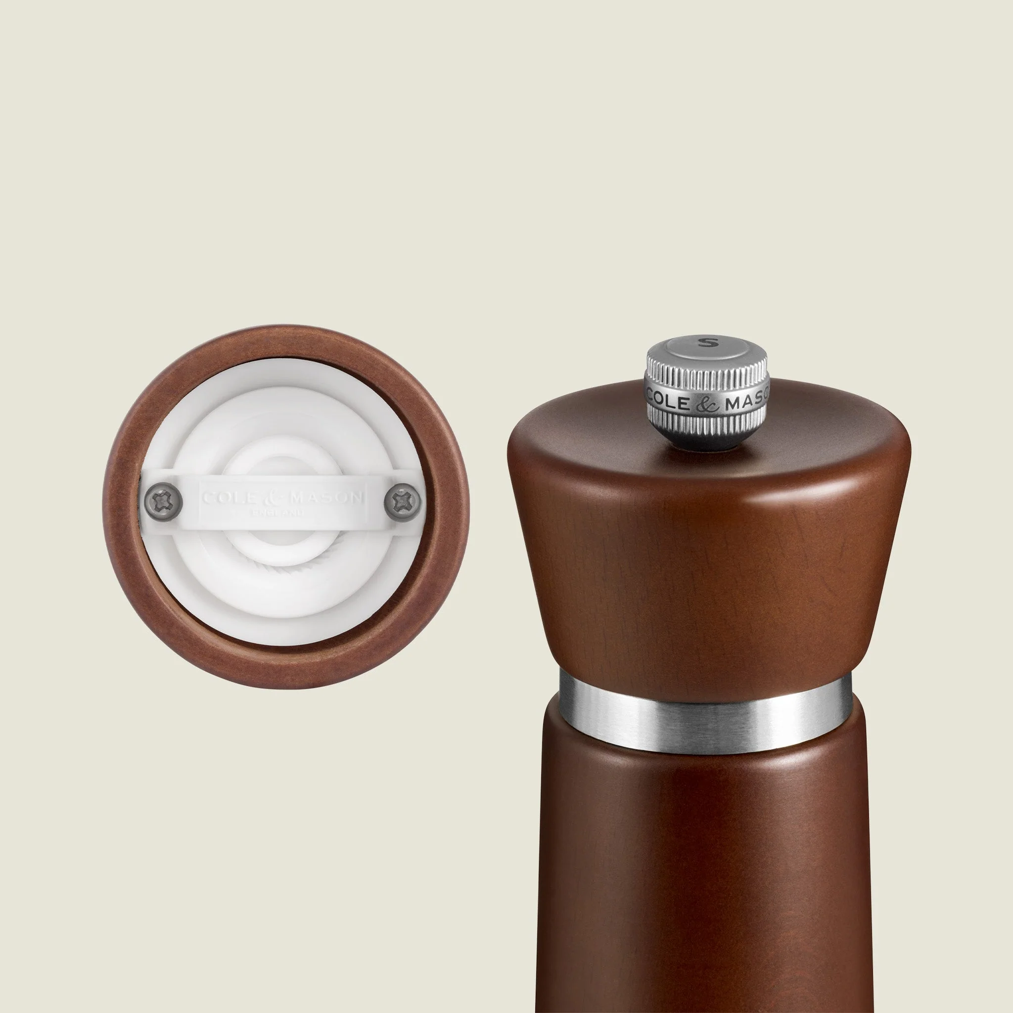 Cole & Mason Millbank Chestnut Salt & Pepper Mills - Image 7