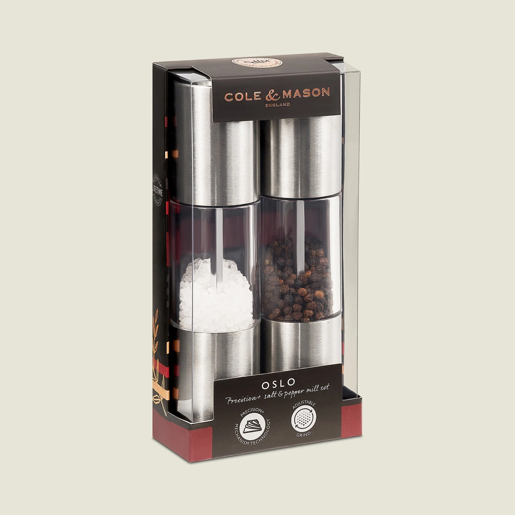 Cole & Mason Oslo Salt & Pepper Mill Set - Image 4