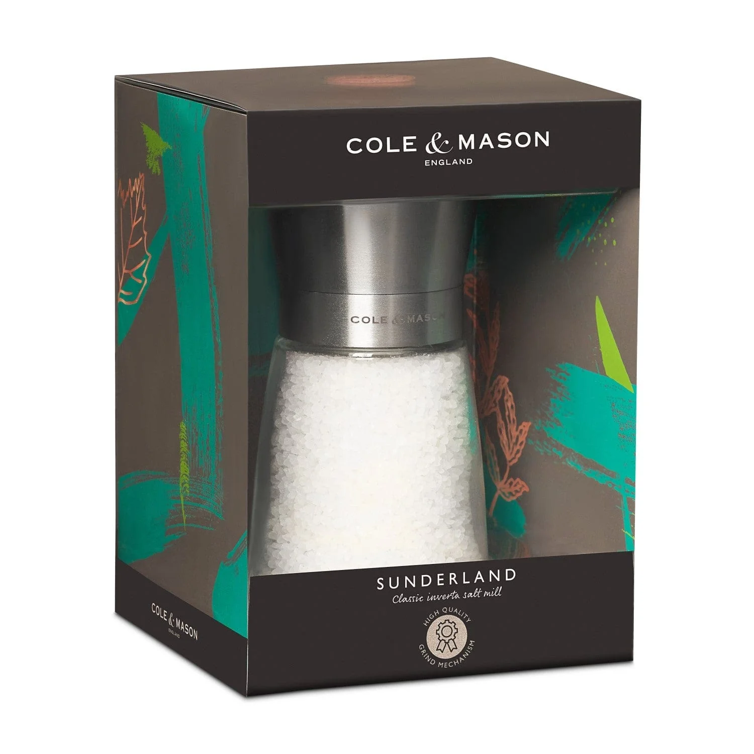 Cole & Mason Sunderland 5.5" Inverta Salt Mill - Image 4