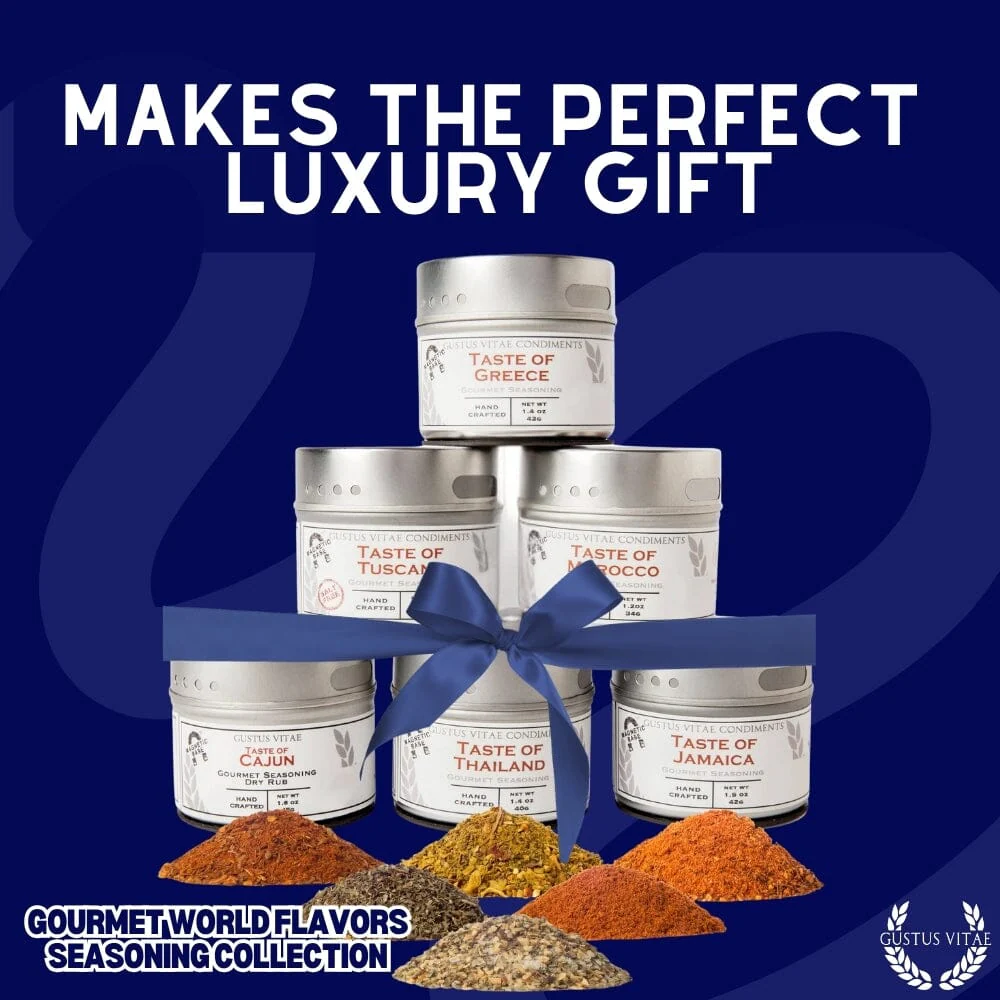 Cuisines of the World Gourmet Seasonings Collection - 6 Tins - Image 15