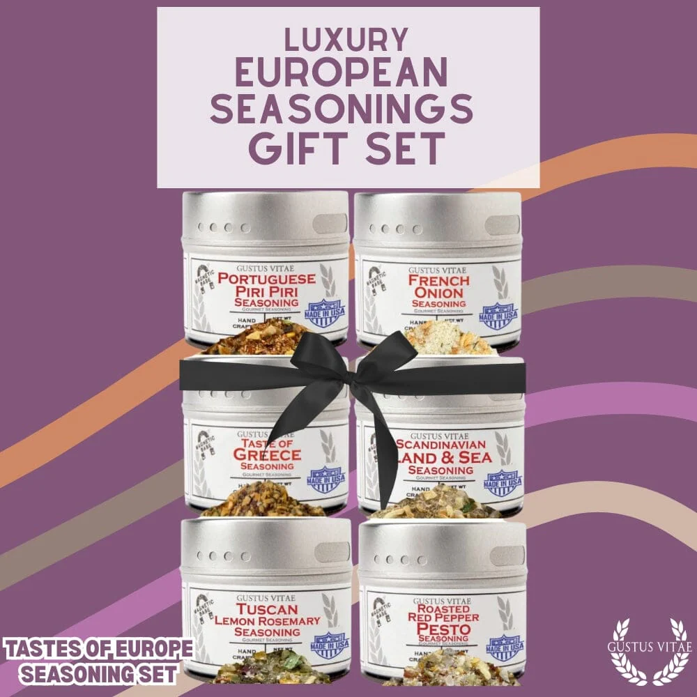 European Seasonings Gift Set - Tastes of Europe - Artisanal Spice Blends Six Pack - Image 11