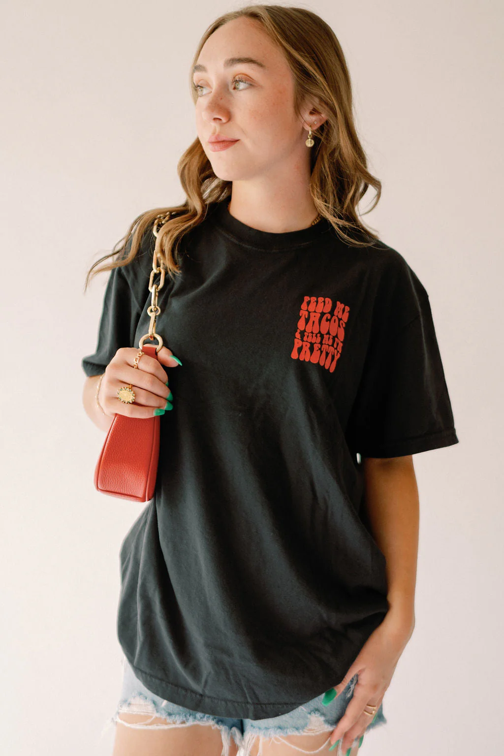 Feed Me Tacos Graphic Tee - Image 2