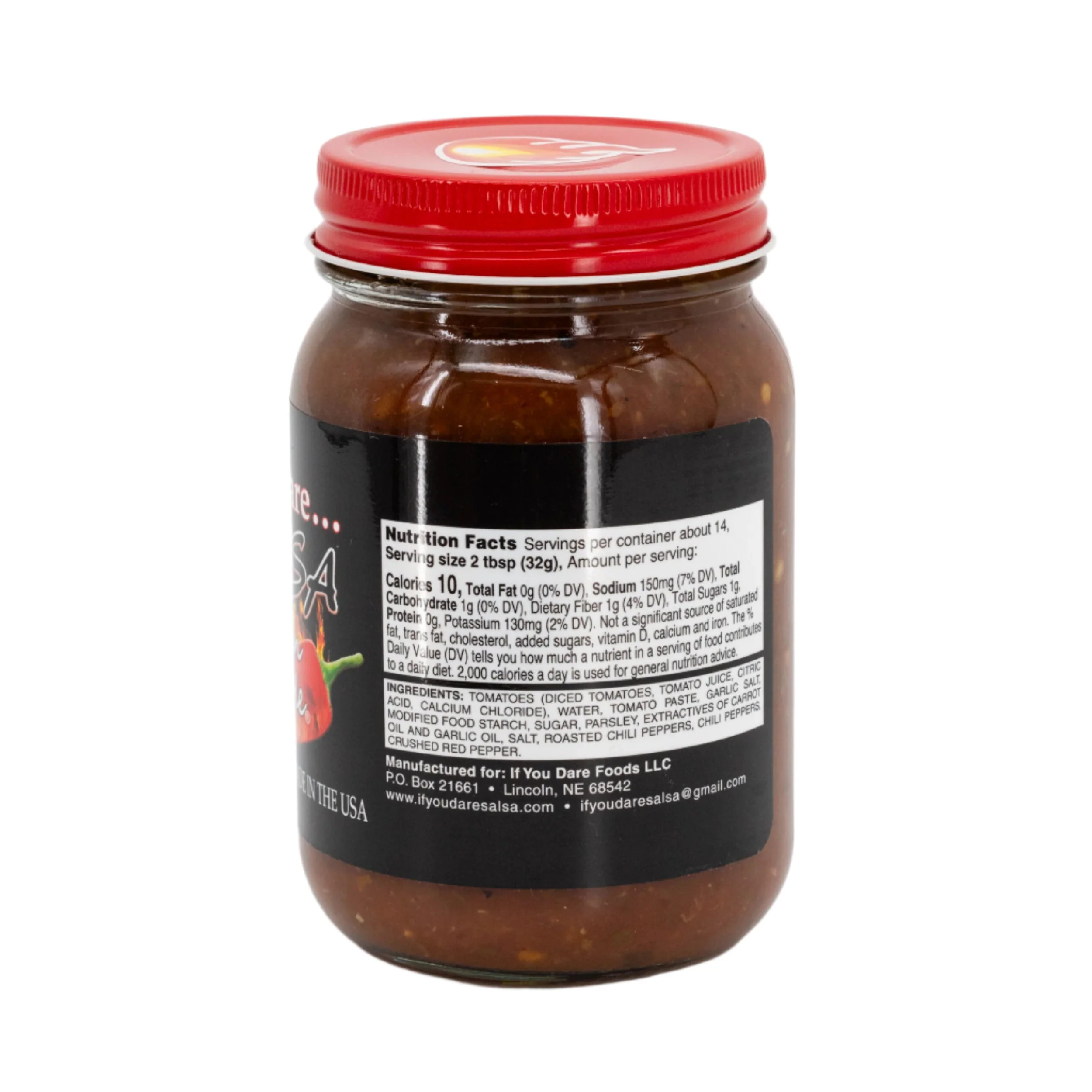 Fire In The Hole Spicy Salsa | 15.5 oz | If You Dare Foods - Image 2