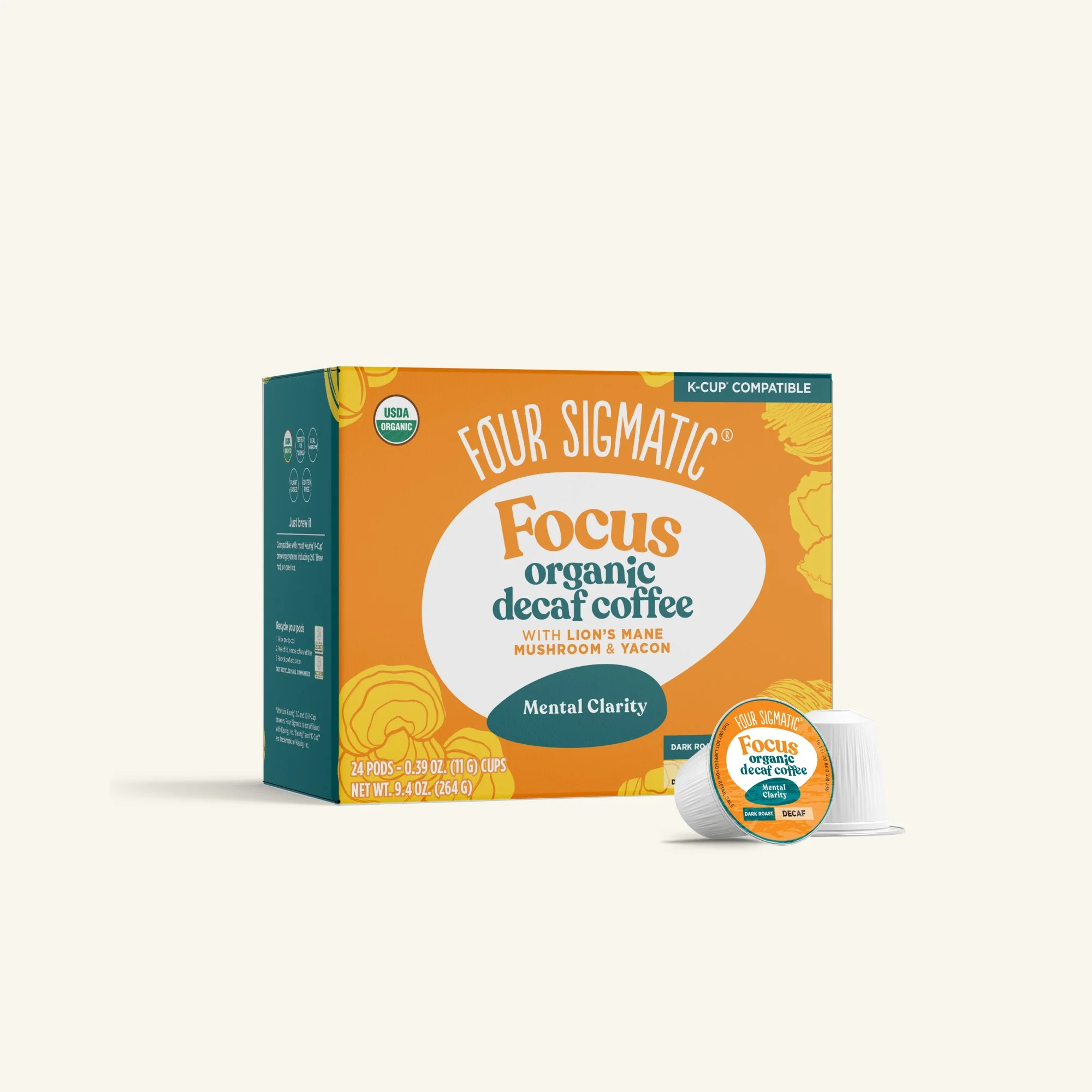 Focus Decaf Coffee Pods (24ct) - Image 3