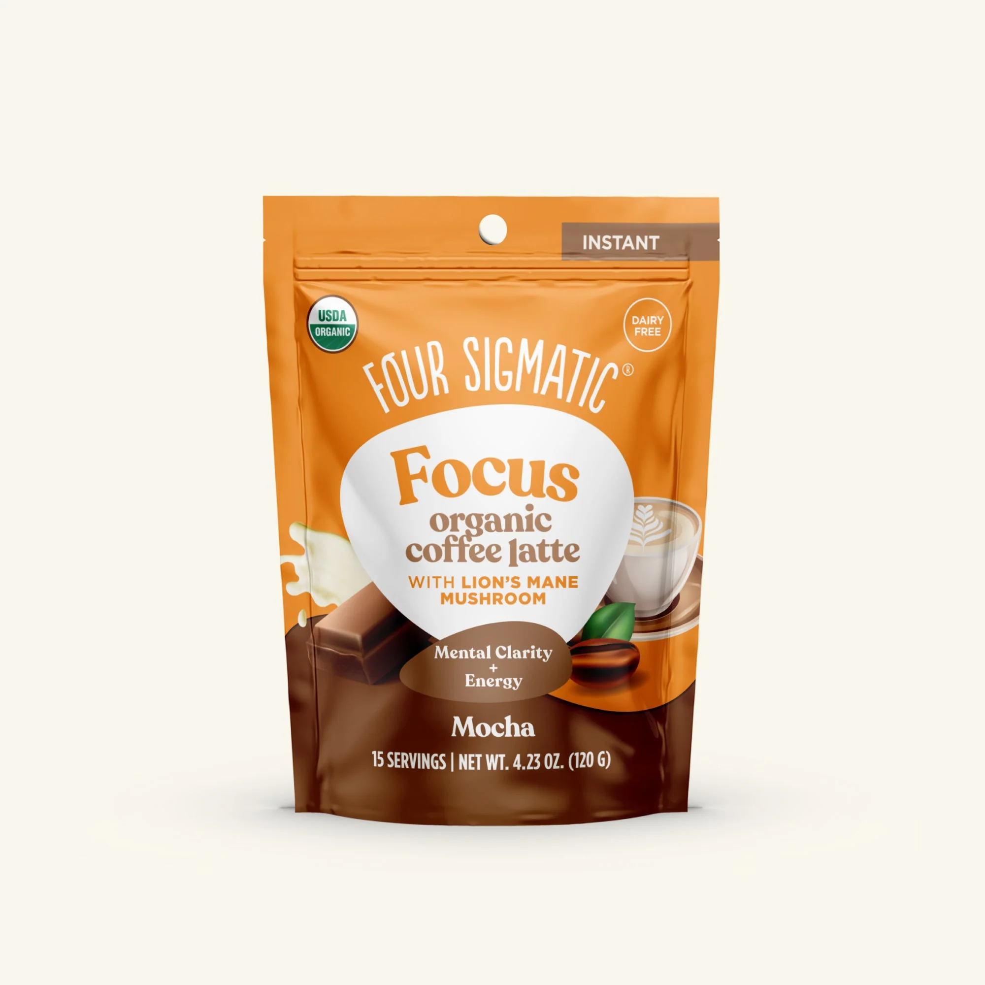 Focus Organic Coffee Latte - Mocha - Image 2