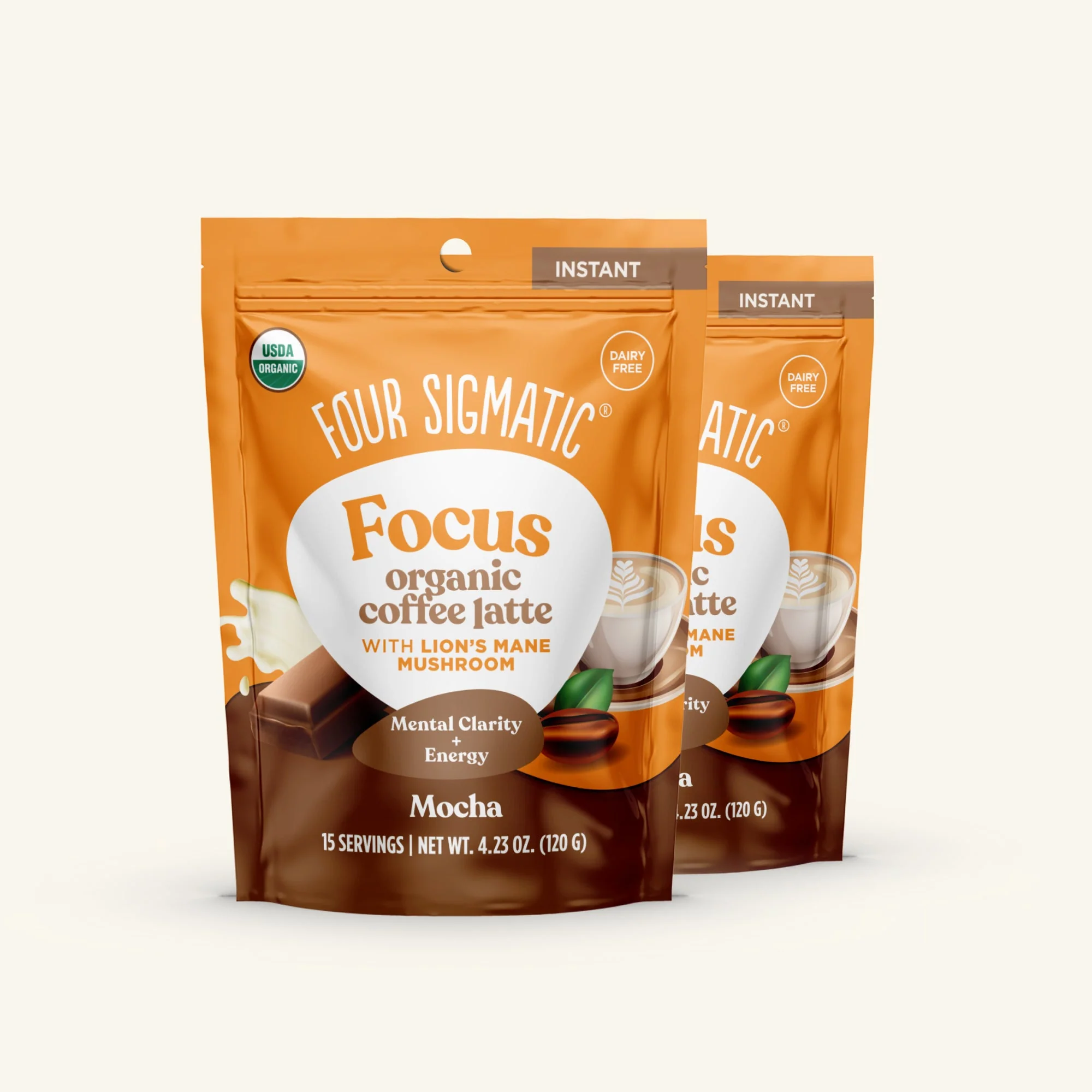 Focus Organic Coffee Latte - Mocha - Image 3