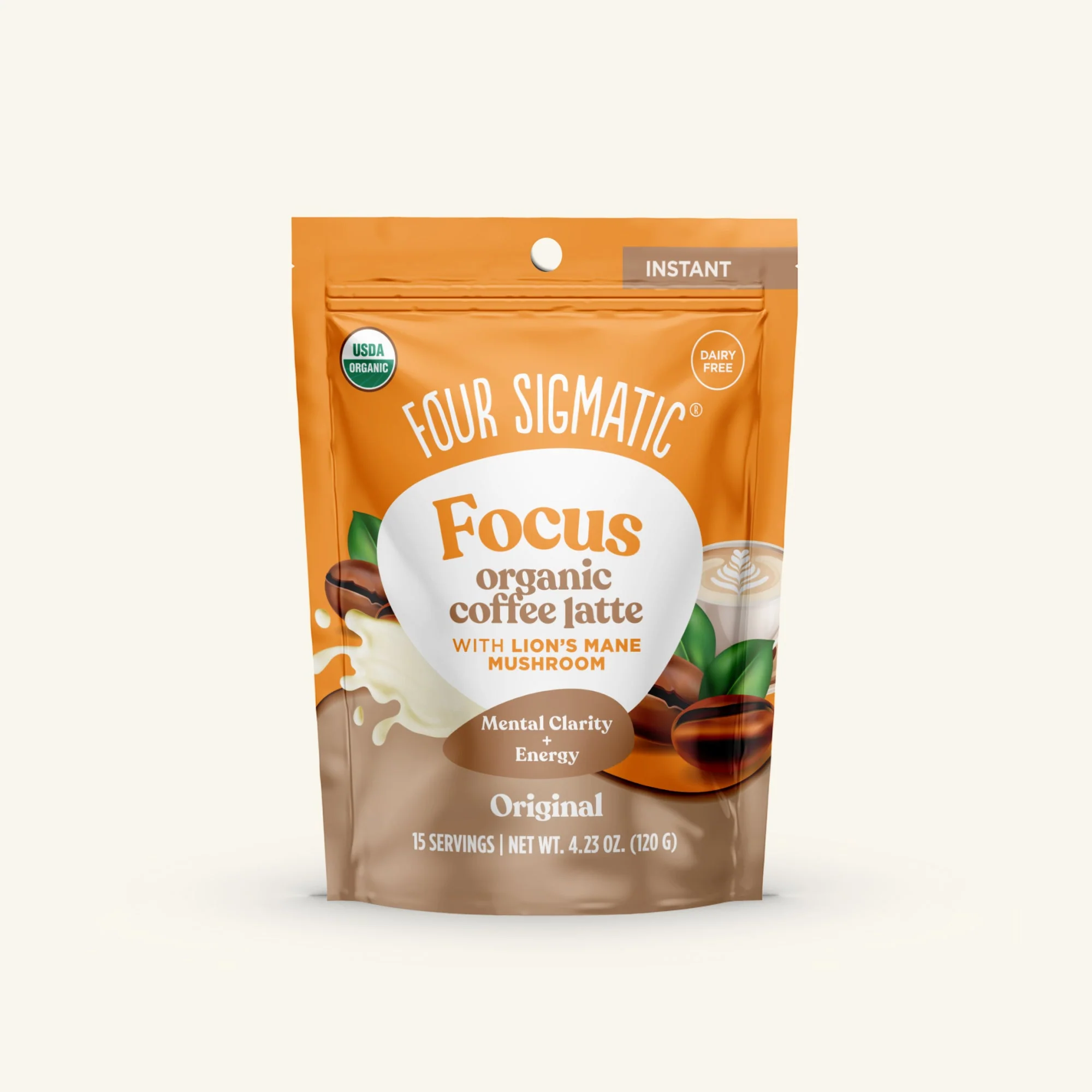 Focus Organic Coffee Latte - Original - Image 2