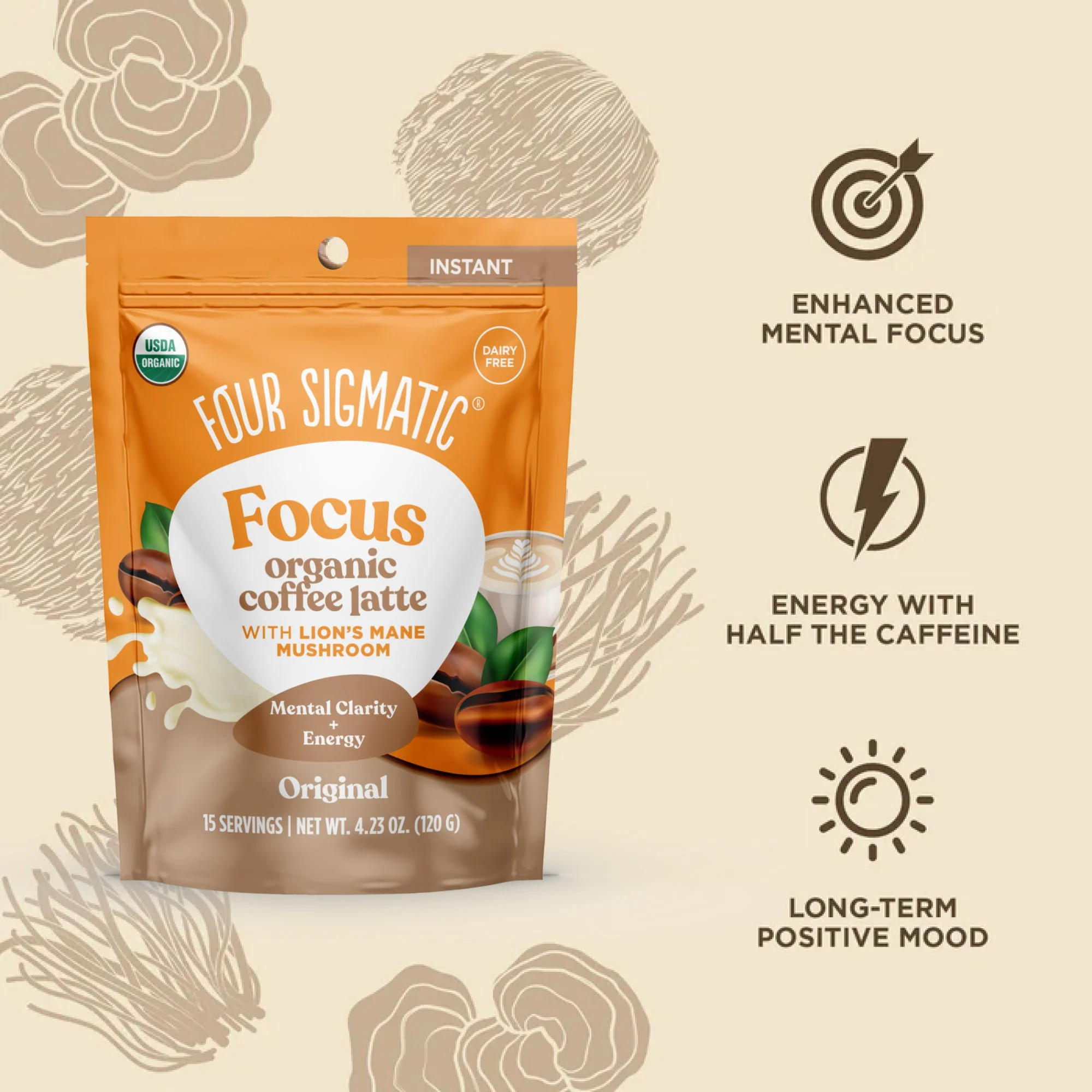 Focus Organic Coffee Latte - Original - Image 6