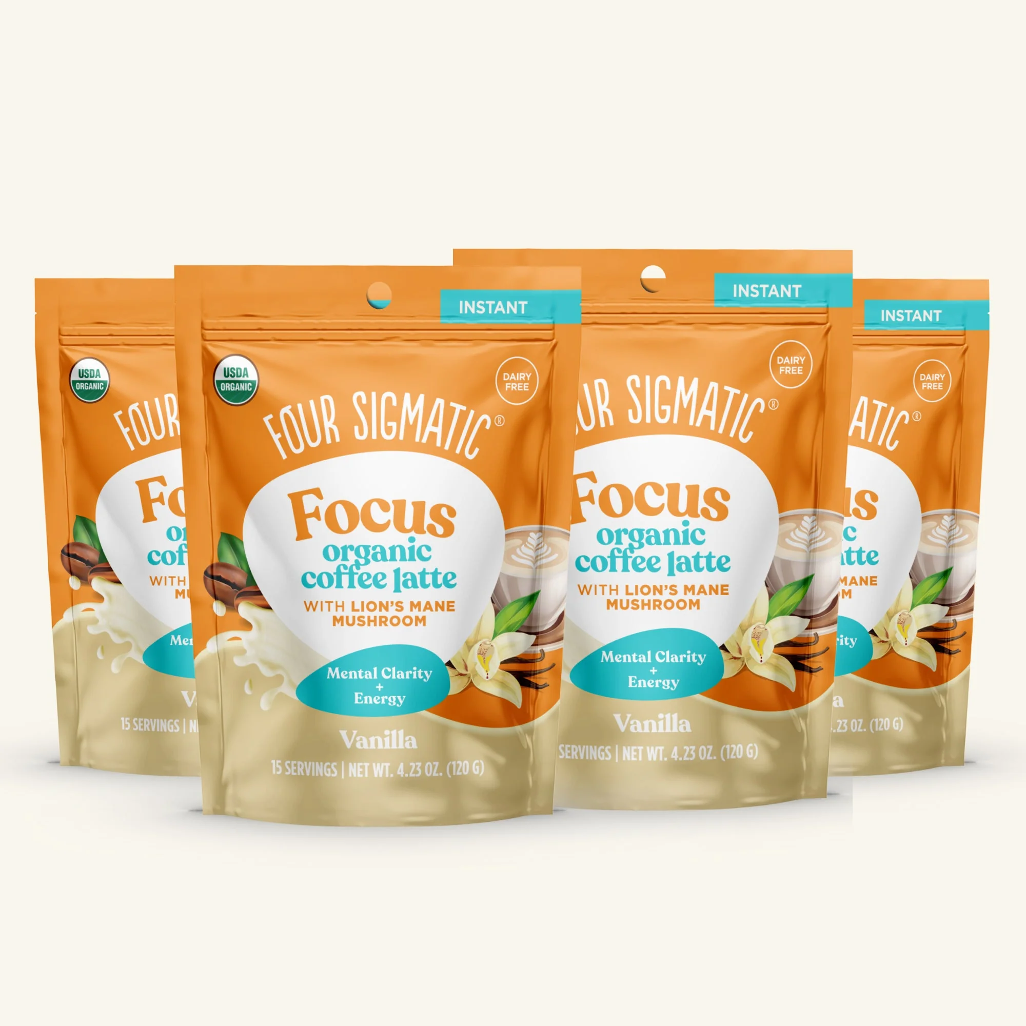 Focus Organic Coffee Latte - Vanilla - Image 5