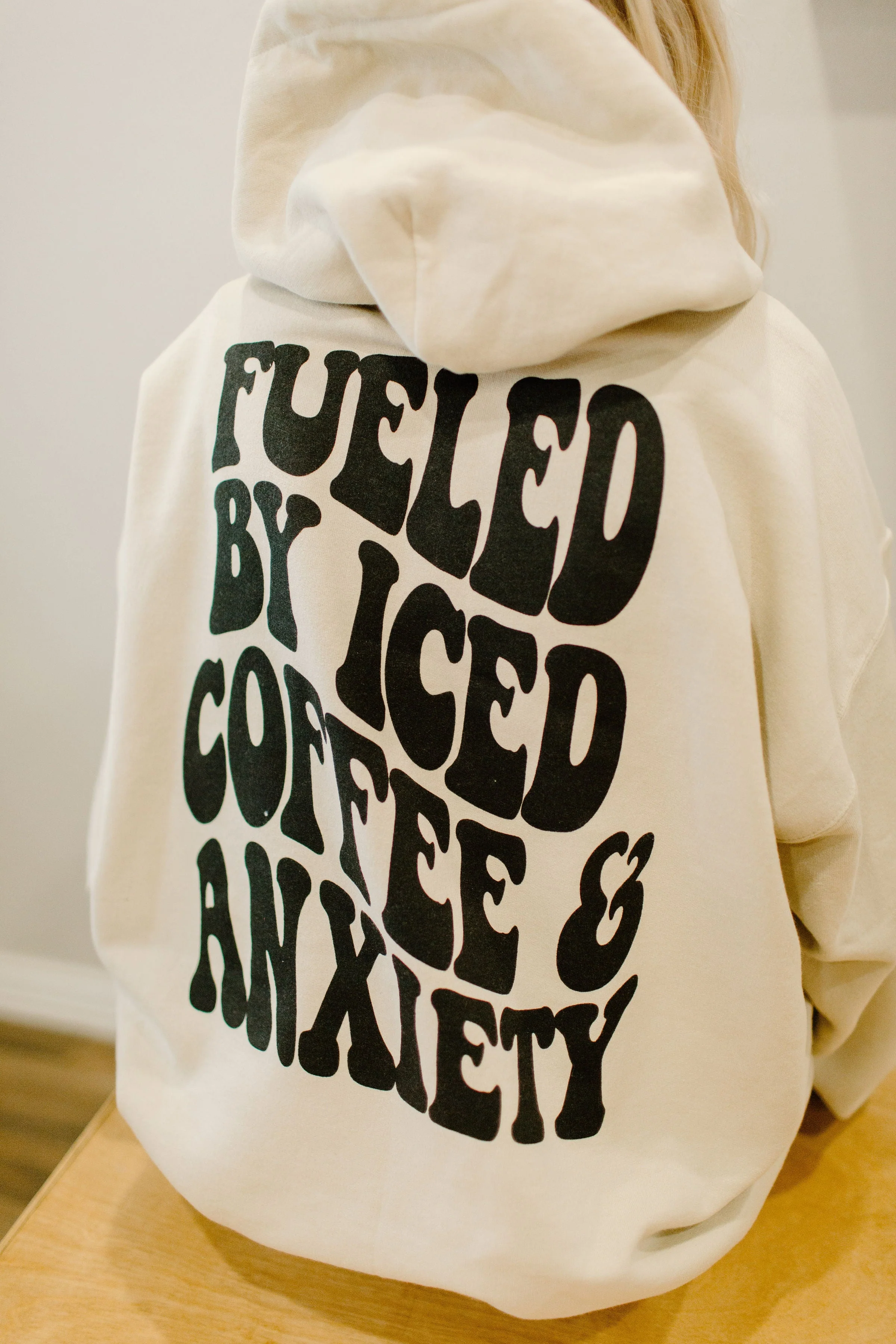 Fueled by iced coffee and anxiety Graphic Tee - Image 10