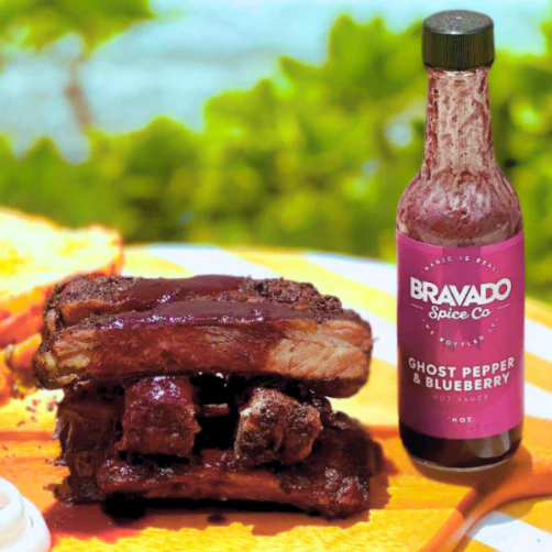 GHOST PEPPER & BLUEBERRY HOT SAUCE - Image 3