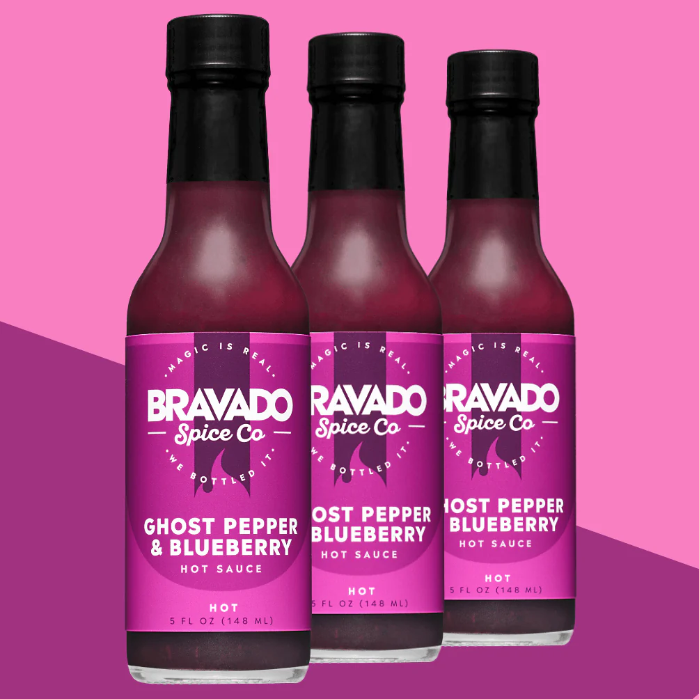 GHOST PEPPER & BLUEBERRY HOT SAUCE - Image 4