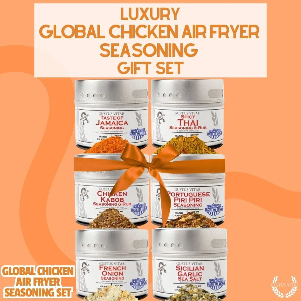 Global Chicken Air Fryer Seasoning Set - Artisanal Spice Blends Six Pack - Image 11