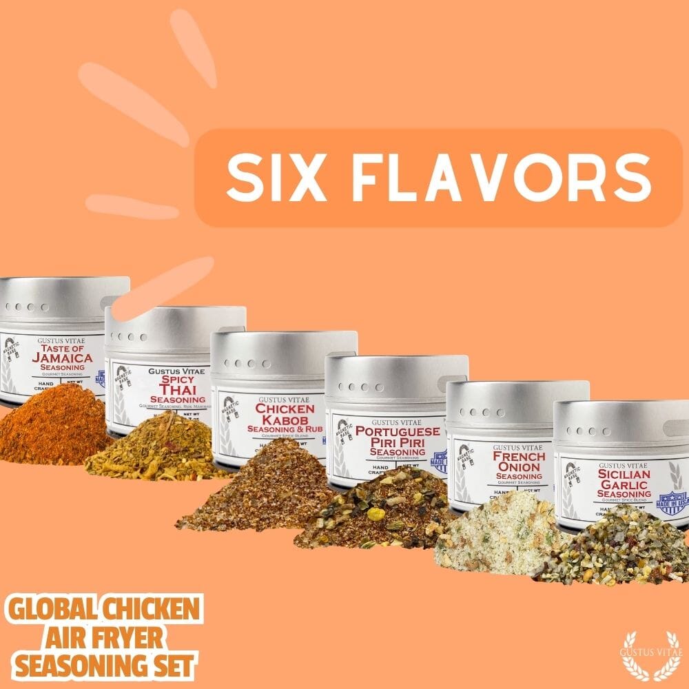 Global Chicken Air Fryer Seasoning Set - Artisanal Spice Blends Six Pack - Image 6