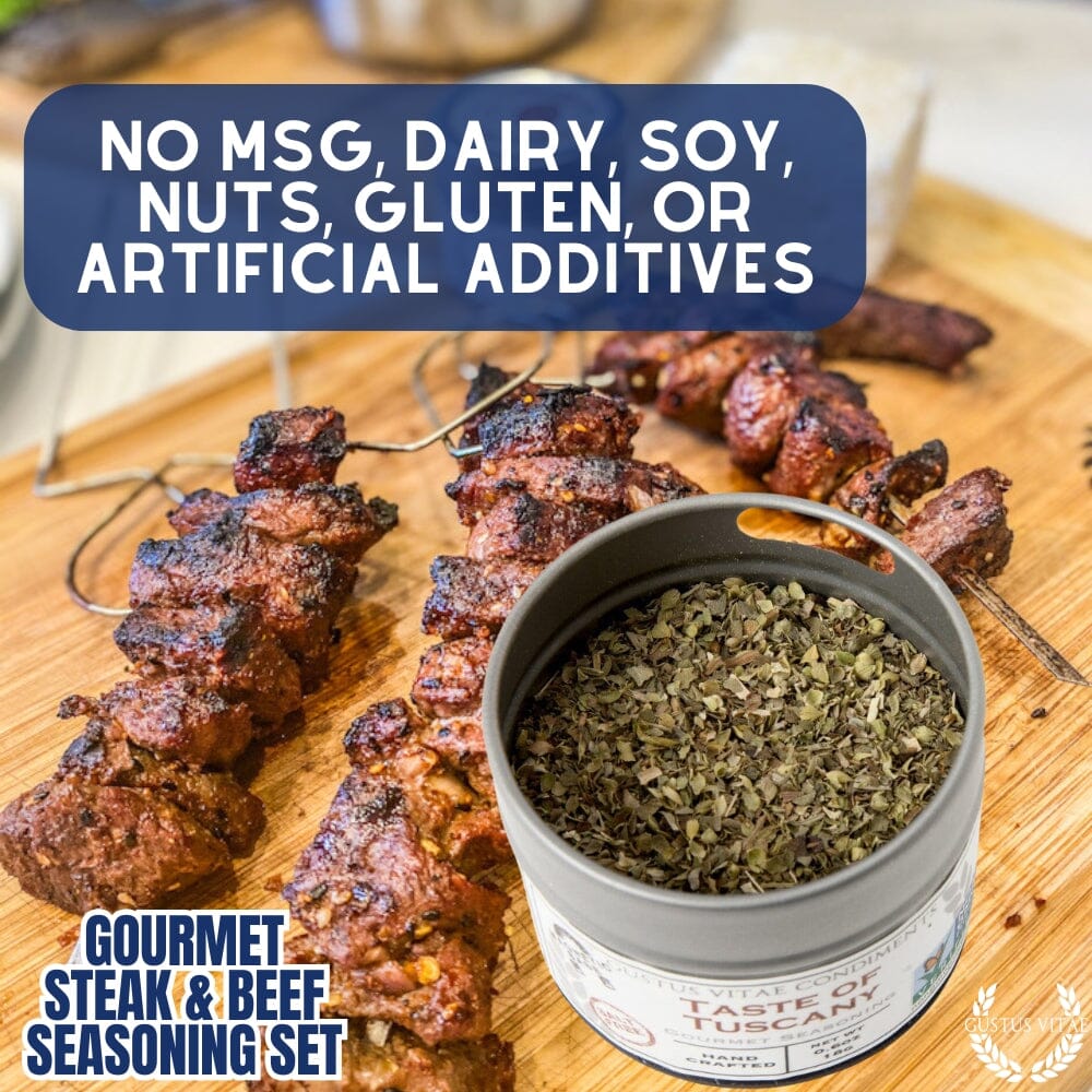 Gourmet BBQ Steak &  Beef Seasoning Gift Set - Six Pack - Image 10