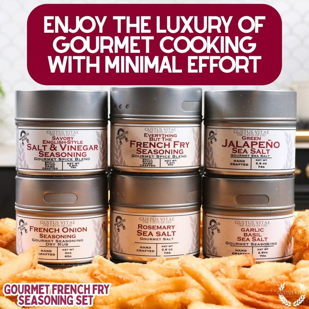 Gourmet French Fry Seasoning Set - Six Pack - Image 3