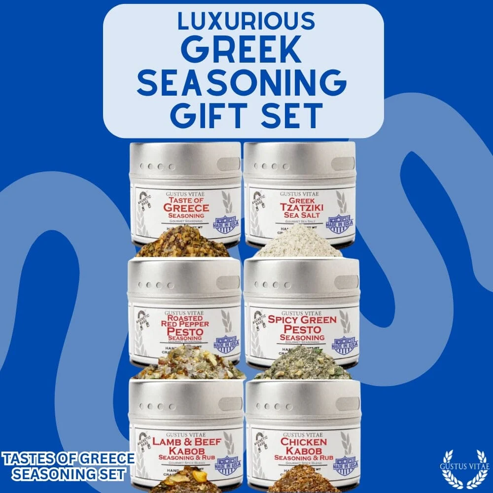 Greek Seasoning Gift Set - Tastes of Greece - Artisanal Spice Blends Six Pack - Image 13