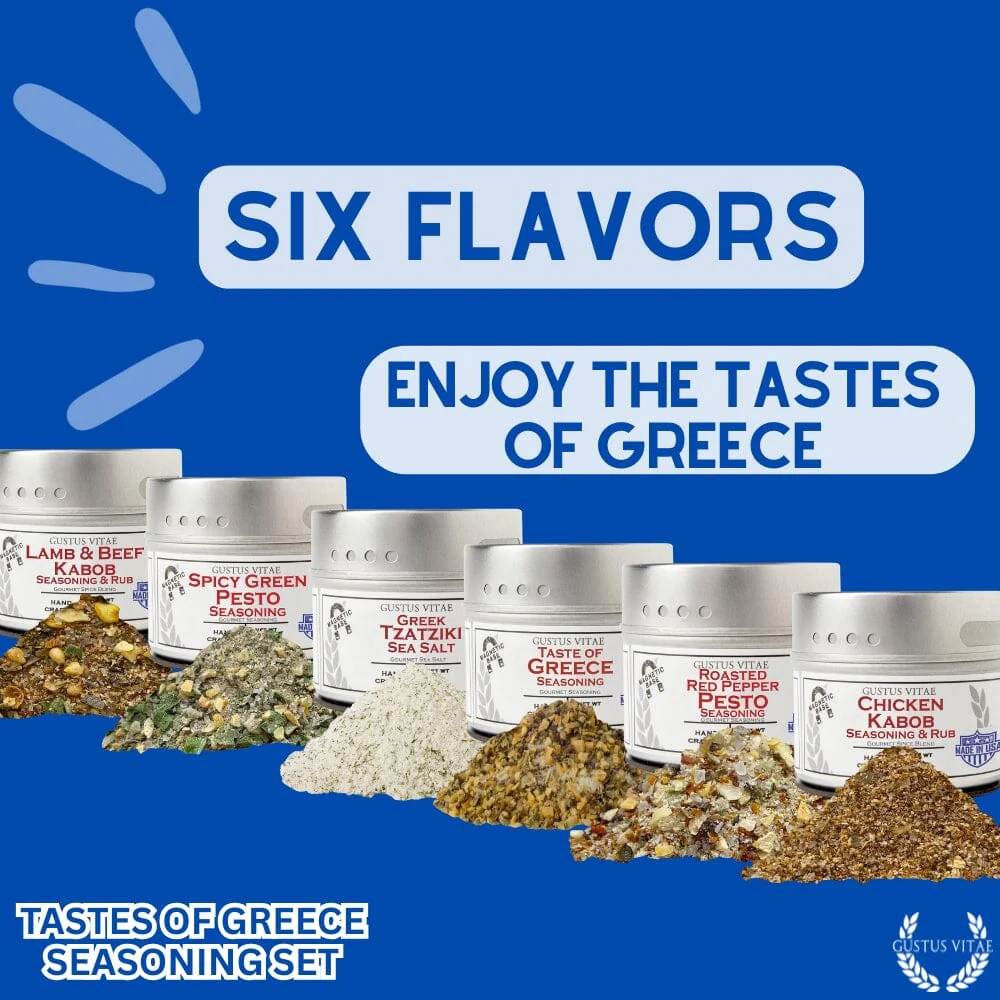 Greek Seasoning Gift Set - Tastes of Greece - Artisanal Spice Blends Six Pack - Image 6