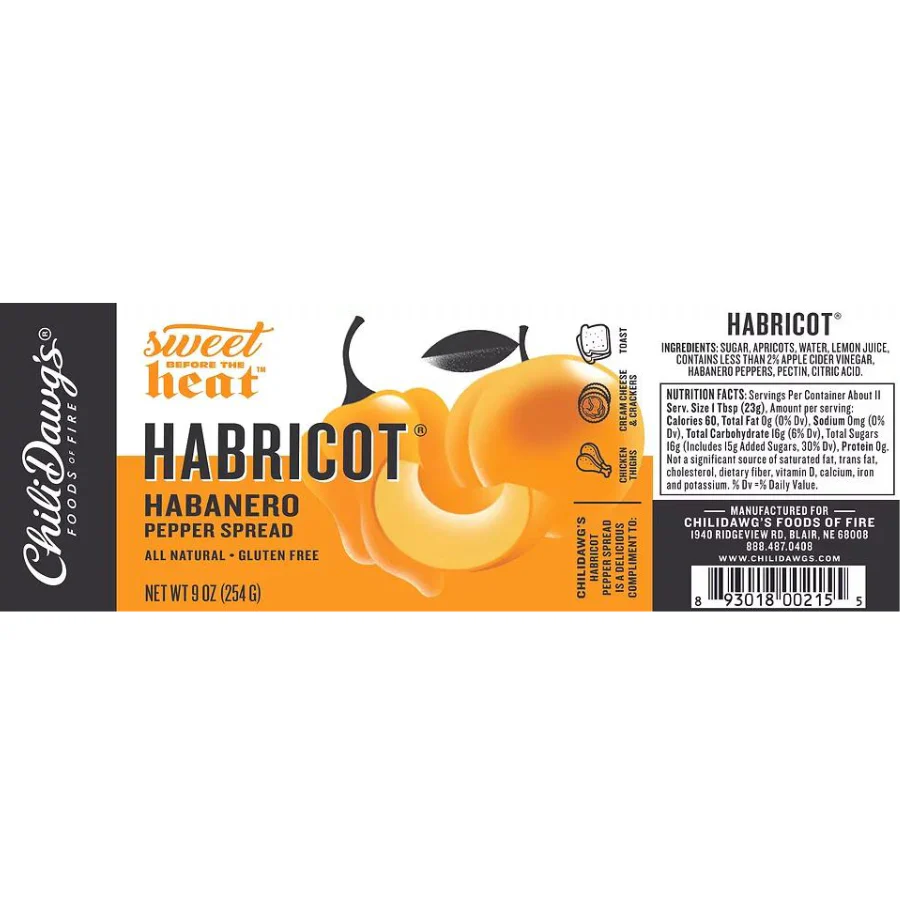 Habricot Pepper Spread | Pack of 3 | 9 oz | Gluten Free | Chili Dawg's Foods of Fire - Image 4
