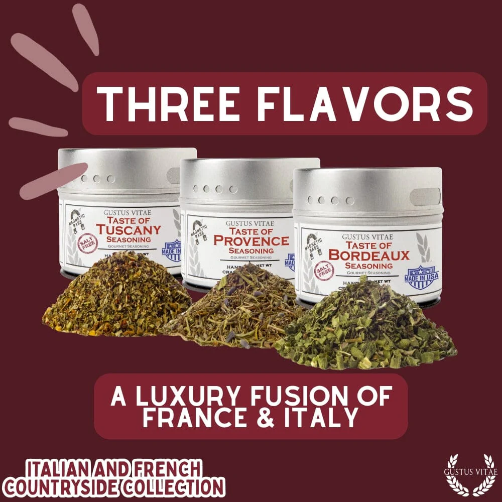 Italian and French Countryside Spice Blend Collection - 3 Tins - Image 5