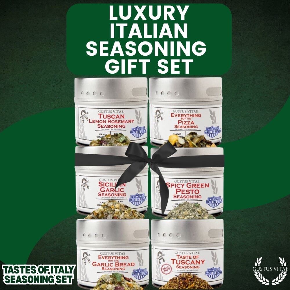Italian Seasoning Gift Set - Tastes of Italy - Artisanal Spice Blends Six Pack - Image 10