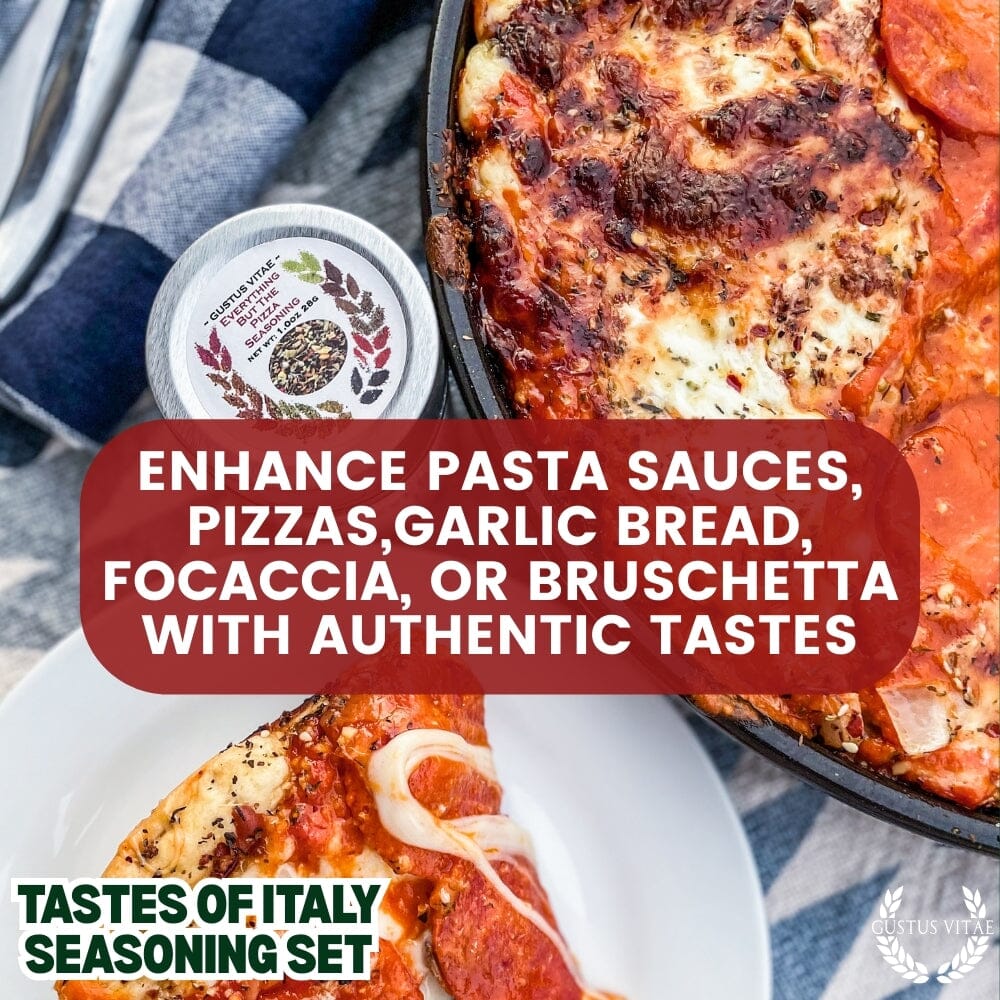 Italian Seasoning Gift Set - Tastes of Italy - Artisanal Spice Blends Six Pack - Image 3