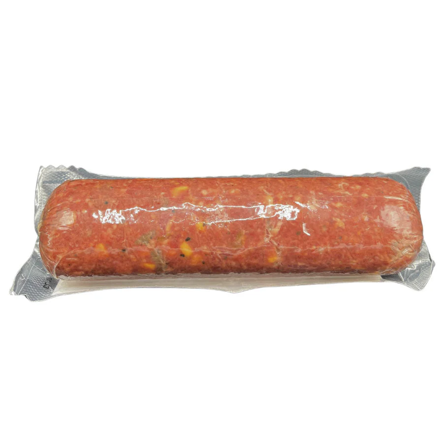 Jalapeno Peppercheese Summer Sausage | All Natural Bison Meat | High Protein Snack | No MSG | Ready To Eat | Charcuterie Meat | 7-8 oz. Roll | Cooked To Tender Perfection | Extra Kick In Every Bite | Perfect Gift Idea - Image 2