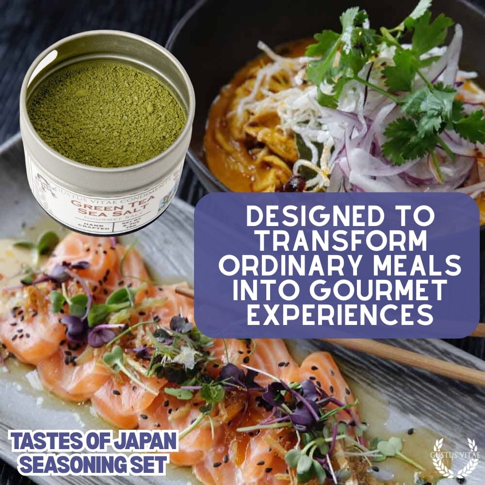 Japanese Seasoning Gift Set - Tastes of Japan - Artisanal Spice Blends Six Pack - Image 4