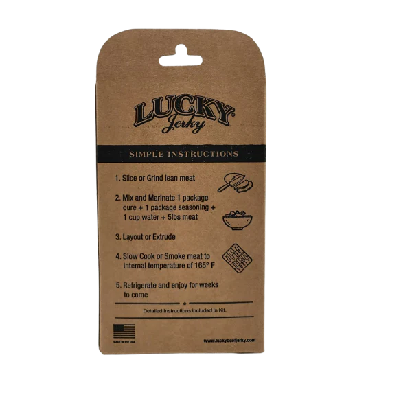 Jerky Making Kit | 12 oz. Box | Black Pepper Flavor | Easy To Make | Designed To Accent The Flavor Of Meat | Bold Black Pepper Taste With Hints Of Garlic & Onion | Perfect Amount Of Zing  | Seasons 20 LBS. Of Meat - Image 2