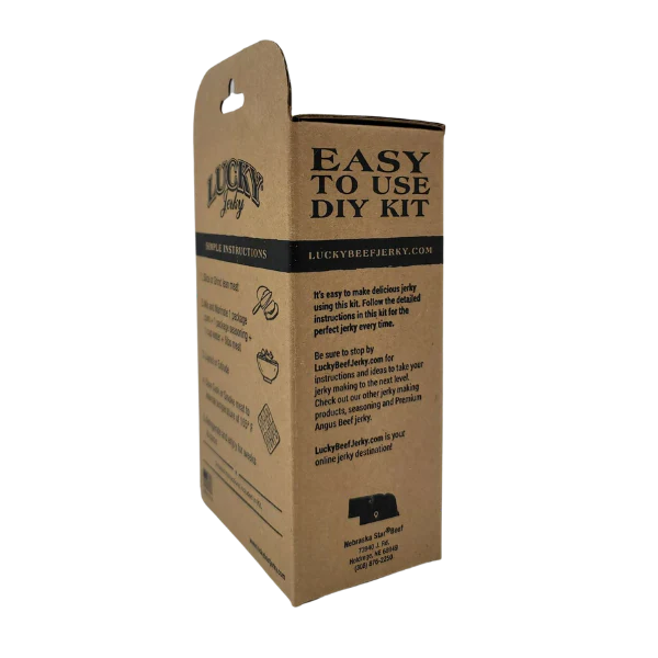 Jerky Making Kit | 12 oz. Box | Red Pepper Flavor | Sweet & Hot Combination | Punch Of Heat | Coarse & Fine Ground Cayenne Pepper Blended With Brown Sugar | Easy To Assemble | Fun Family Project | Seasons 20 LBS. Of Meat - Image 4