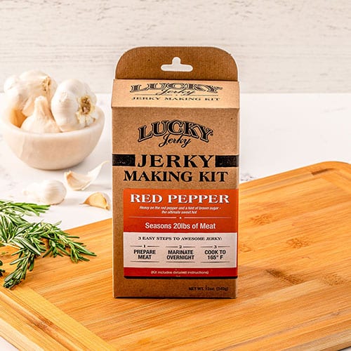 Jerky Making Kit | 12 oz. Box | Red Pepper Flavor | Sweet & Hot Combination | Punch Of Heat | Coarse & Fine Ground Cayenne Pepper Blended With Brown Sugar | Easy To Assemble | Fun Family Project | Seasons 20 LBS. Of Meat - Image 5