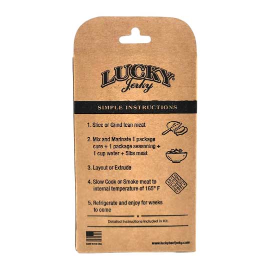 Jerky Making Kit | 12 oz. Box | Sweet & Spicy Flavor | Perfect Blend Of Teriyaki, Brown Sugar, & A Dash Of Red Pepper Heat  | Detailed Instructions Included | Sweet And Savory Flavor | Fun Family Project | Nebraska Jerky | Seasons 20 LBS. Of Meat - Image 2