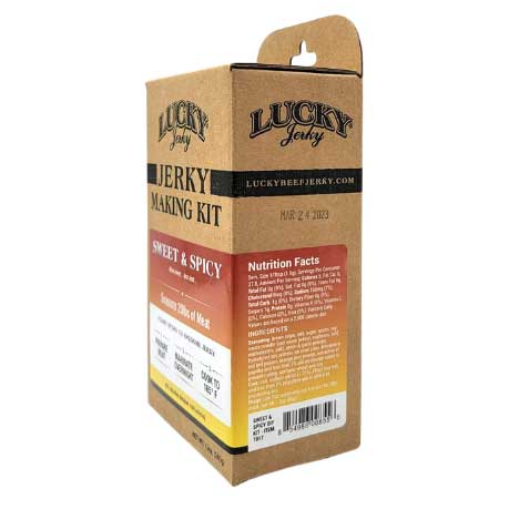 Jerky Making Kit | 12 oz. Box | Sweet & Spicy Flavor | Perfect Blend Of Teriyaki, Brown Sugar, & A Dash Of Red Pepper Heat  | Detailed Instructions Included | Sweet And Savory Flavor | Fun Family Project | Nebraska Jerky | Seasons 20 LBS. Of Meat - Image 3