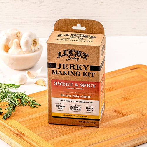 Jerky Making Kit | 12 oz. Box | Sweet & Spicy Flavor | Perfect Blend Of Teriyaki, Brown Sugar, & A Dash Of Red Pepper Heat  | Detailed Instructions Included | Sweet And Savory Flavor | Fun Family Project | Nebraska Jerky | Seasons 20 LBS. Of Meat - Image 6