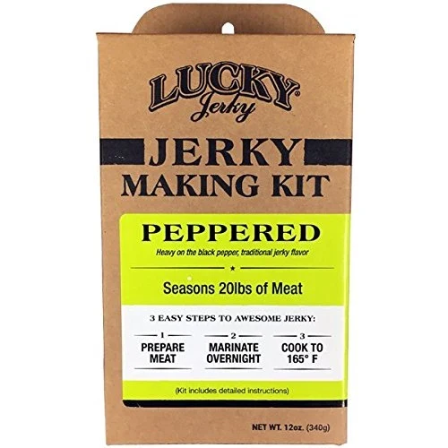 Jerky Making Kit | Pack fo 3 | 12 oz. Box | Black Pepper Flavor | Easy To Make | Designed To Accent The Flavor Of Meat | Bold Black Pepper Taste With Hints Of Garlic & Onion | Perfect Amount Of Zing  | Seasons 20 LBS. Of Meat - Image 2