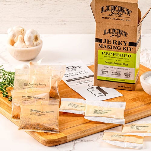 Jerky Making Kit | Pack fo 3 | 12 oz. Box | Black Pepper Flavor | Easy To Make | Designed To Accent The Flavor Of Meat | Bold Black Pepper Taste With Hints Of Garlic & Onion | Perfect Amount Of Zing  | Seasons 20 LBS. Of Meat - Image 7