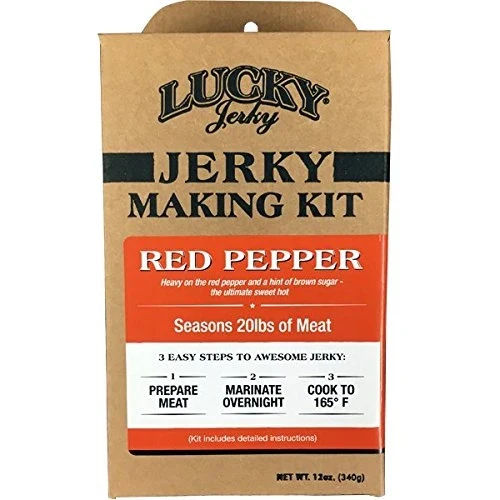 Jerky Making Kit | Pack of 3 | 12 oz. Box | Red Pepper Flavor | Sweet & Hot Combination | Punch Of Heat | Coarse & Fine Ground Cayenne Pepper Blended With Brown Sugar | Easy To Assemble | Fun Family Project | Seasons 20 LBS. Of Meat - Image 2