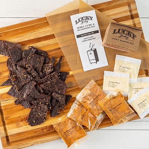 Jerky Making Kit | Pack of 3 | 12 oz. Box | Sweet & Spicy Flavor | Perfect Blend Of Teriyaki, Brown Sugar, & A Dash Of Red Pepper Heat  | Detailed Instructions Included | Sweet And Savory Flavor | Fun Family Project | Seasons 20 LBS. Of Meat - Image 8