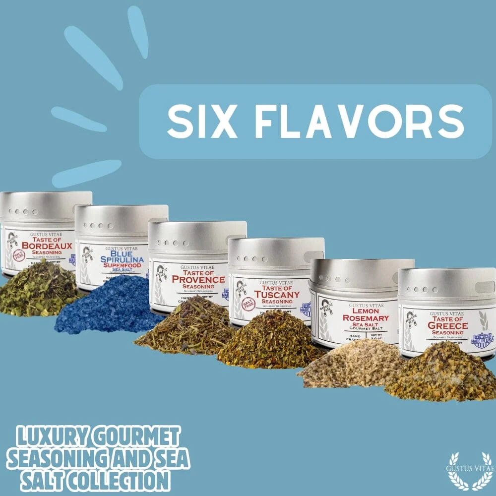 Luxury Gourmet Seasoning and Sea Salt Collection - 6 Tins - Image 7