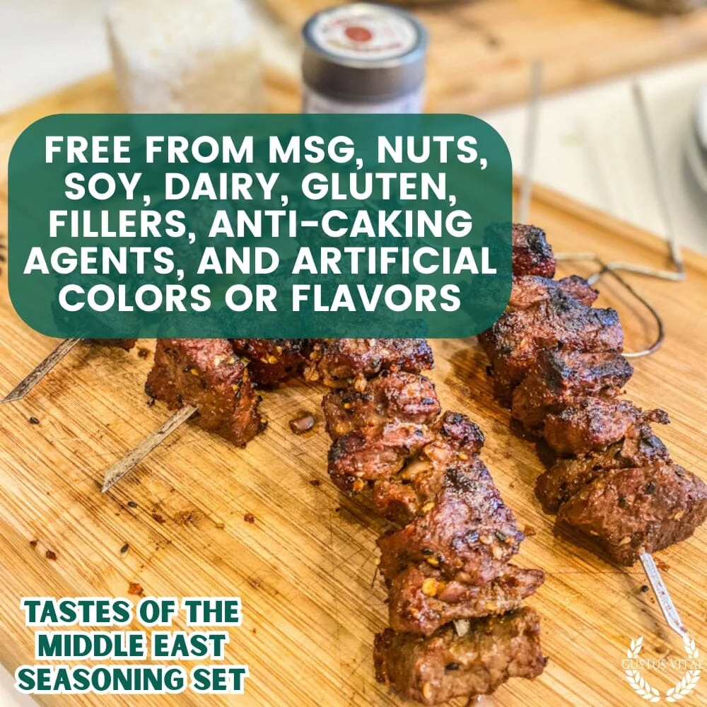 Middle Eastern Seasoning Gift Set - Tastes of The Middle East - Artisanal Spice Blends Six Pack - Image 10