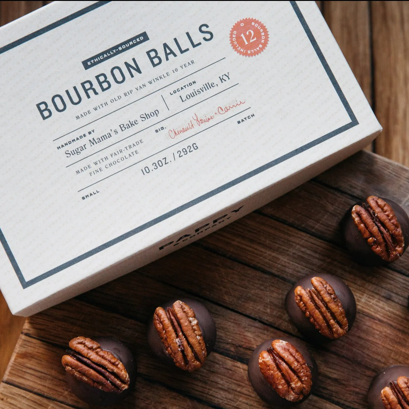 Pappy & Company Handmade Bourbon Balls (Pack of 12) - Image 2