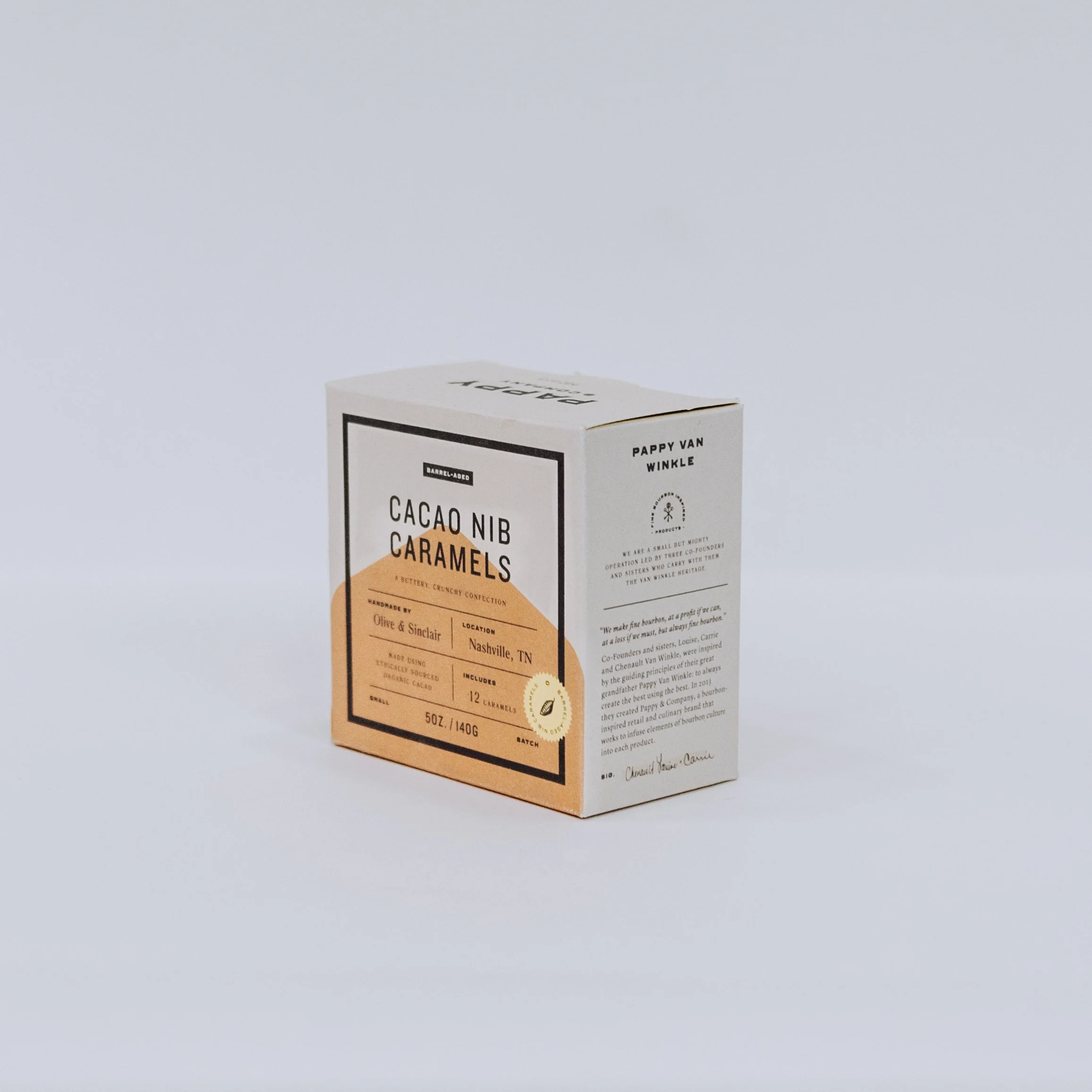 Pappy Van Winkle Barrel Aged Cacao Nib Caramels - Image 4