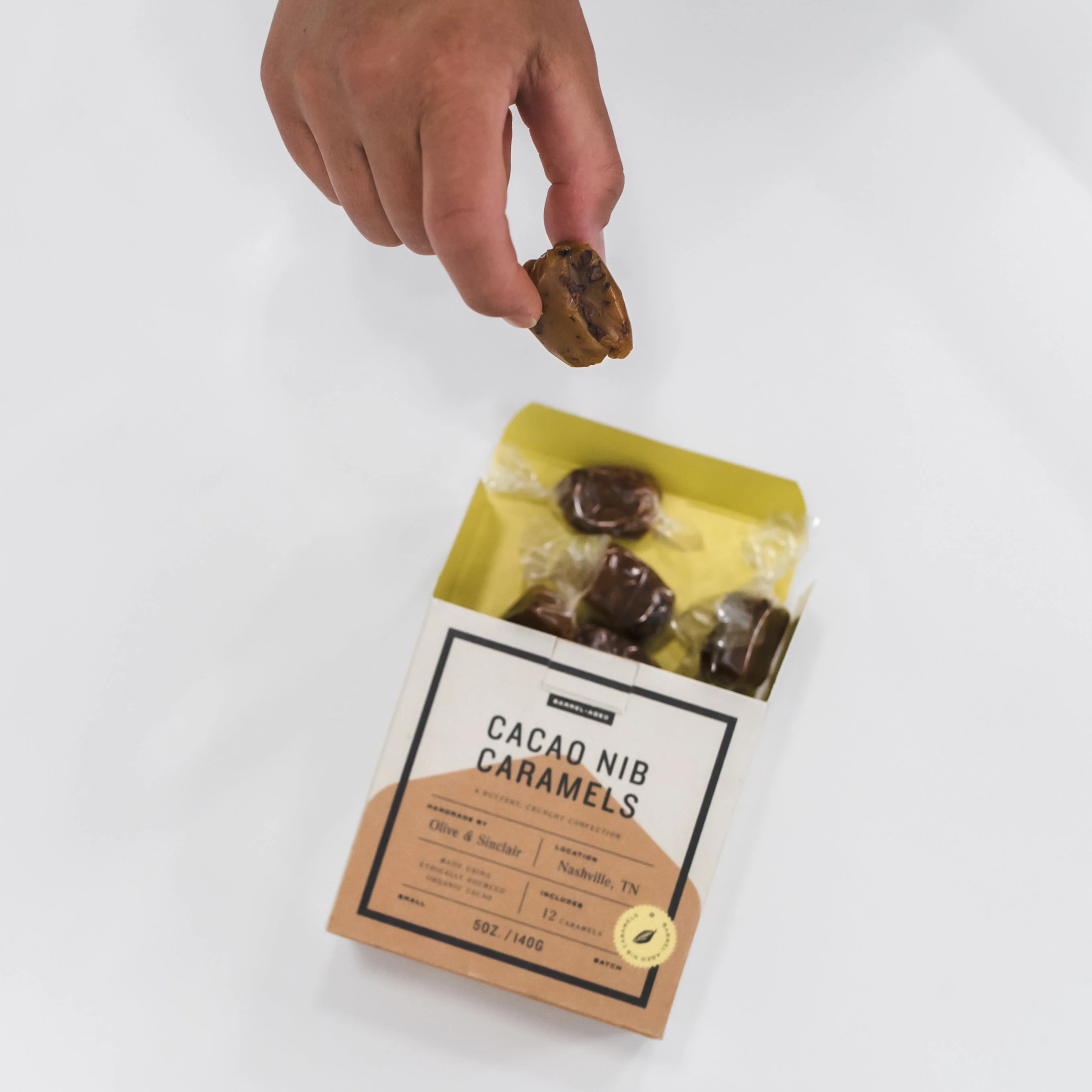 Pappy Van Winkle Barrel Aged Cacao Nib Caramels - Image 5