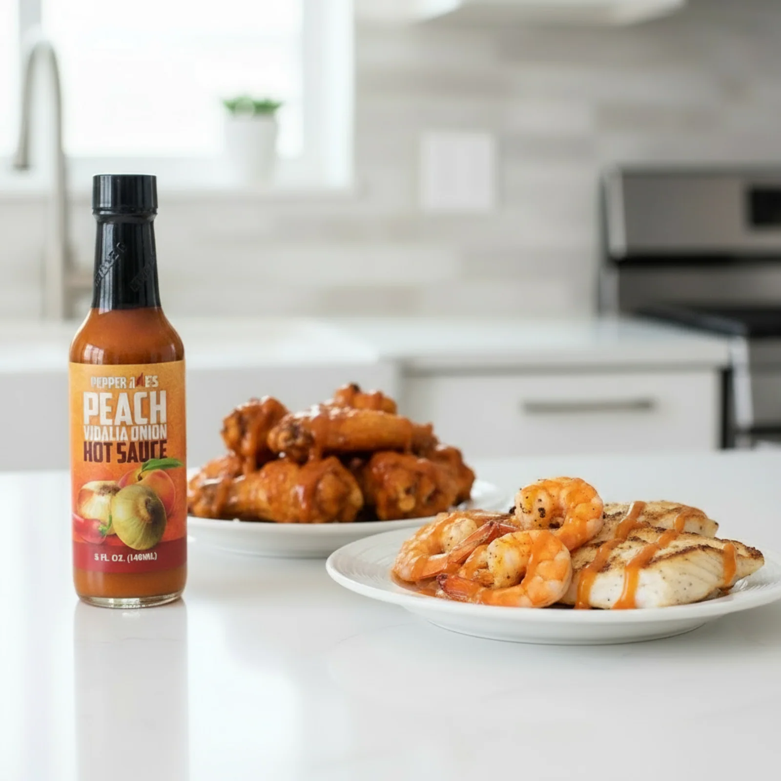 Peach Vidalia Onion Hot Sauce - Image 5