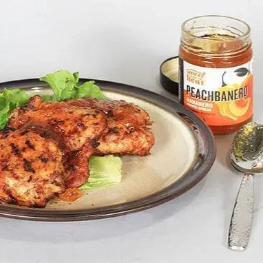Peachbanero Pepper Spread | Pack of 3 | 9 oz | Gluten Free | Chili Dawg's Foods of Fire - Image 7