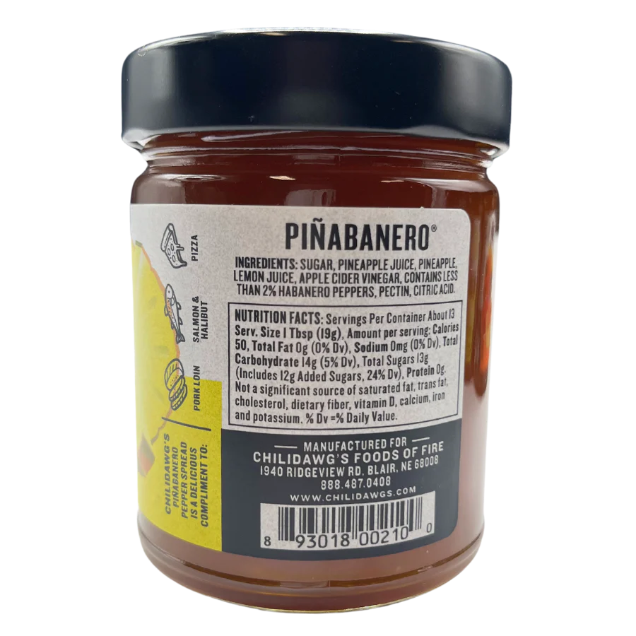 Piñabanero Pepper Spread | 9 oz | Gluten Free | Chili Dawg's Foods of Fire - Image 2