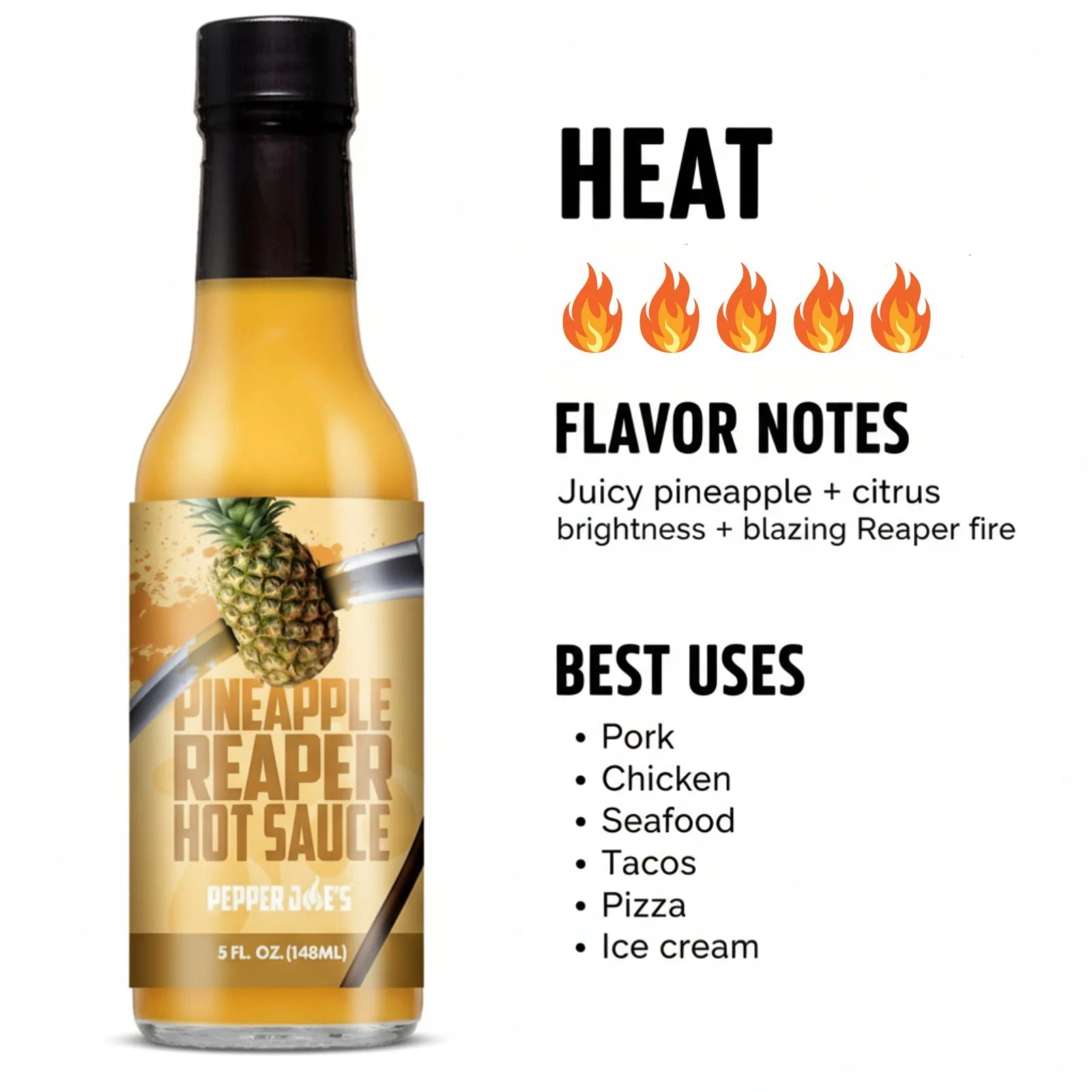 Pineapple Reaper Hot Sauce - Image 4