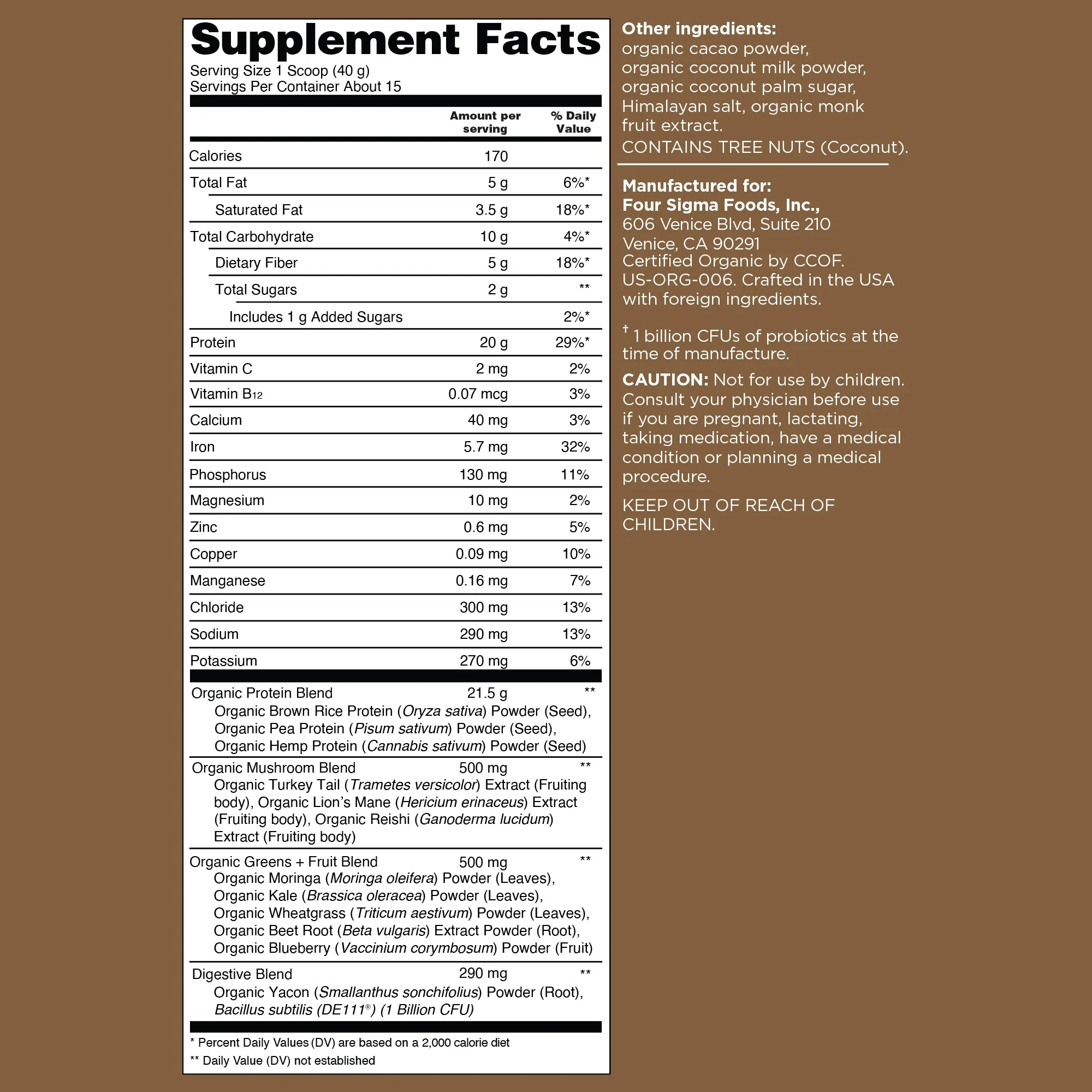 Plant-Based Protein – Chocolate - Image 2