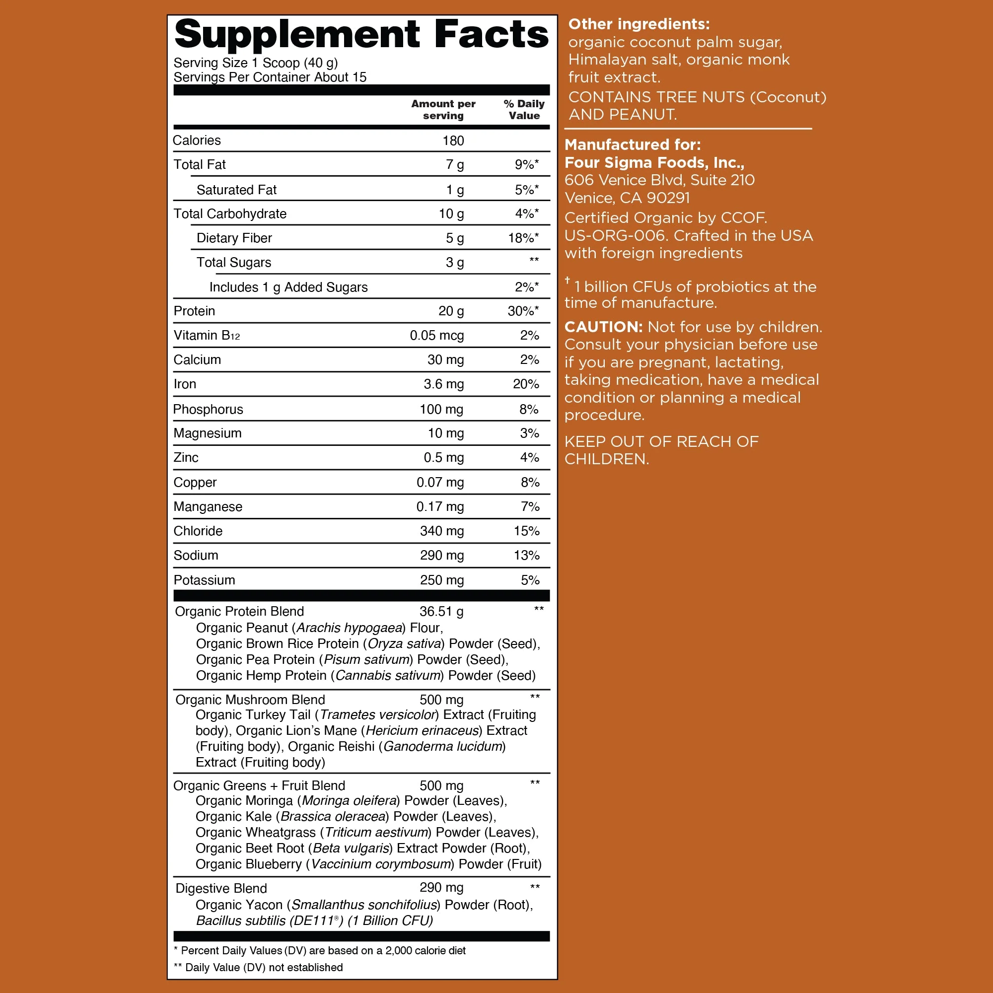Plant-Based Protein – Peanut Butter - Image 2