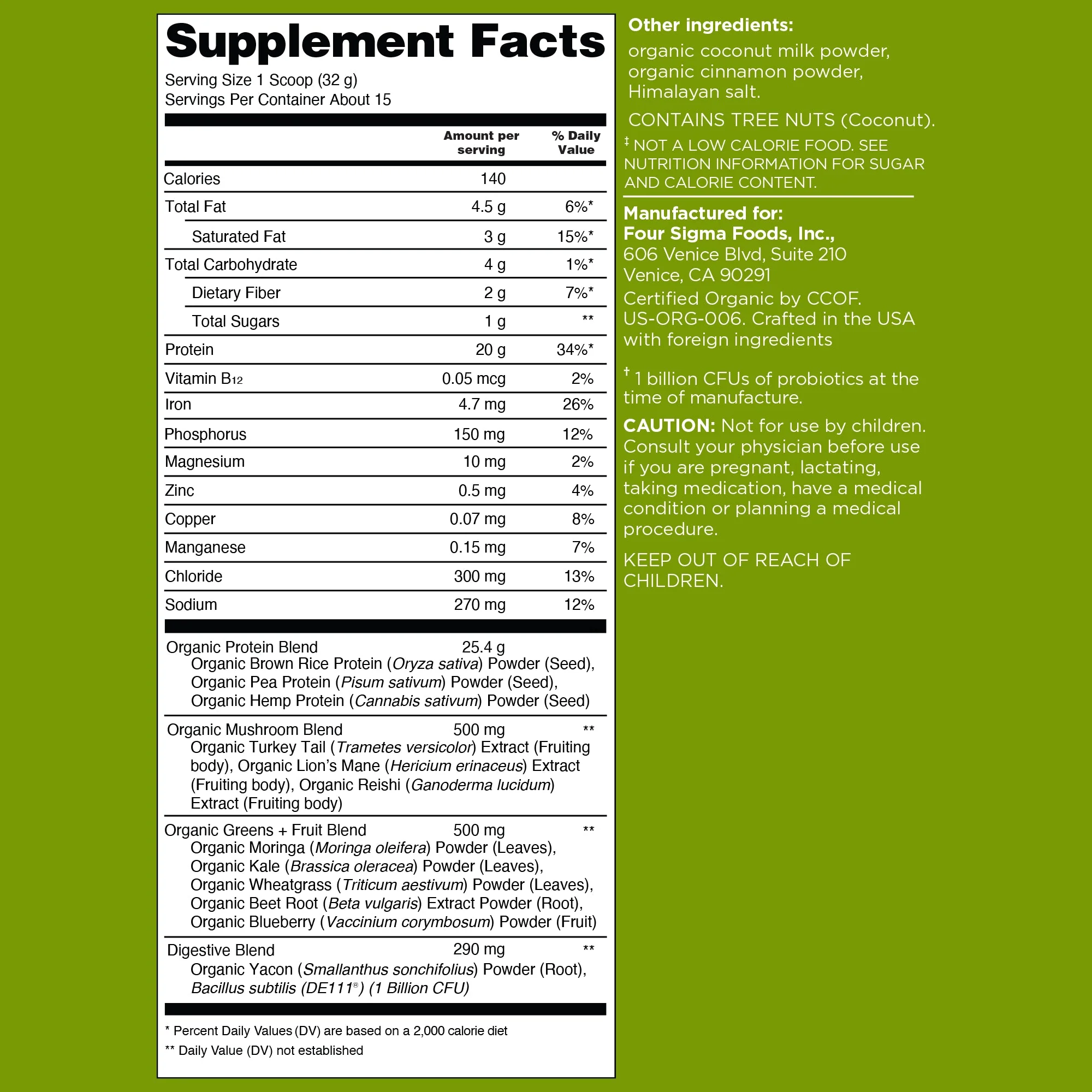 Plant-Based Protein – Unflavored - Image 2